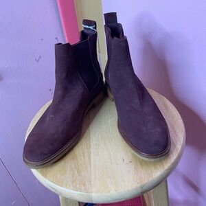 Women’s Purple Suede Ankle Boots